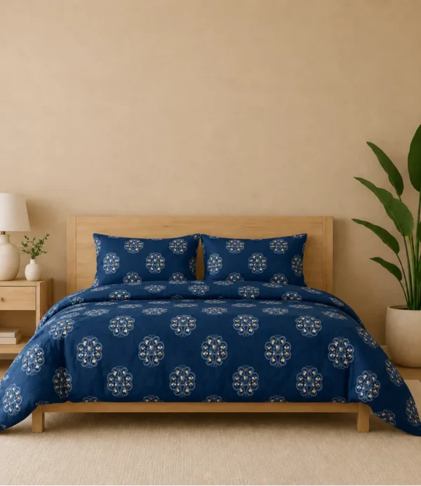 Soulshore Premium Blue Bedsheet